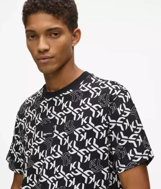 Allover-Monogramm-T-Shirt
