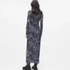 Allover-Print-Kleid aus Mesh Allover-Print-Kleid aus Mesh