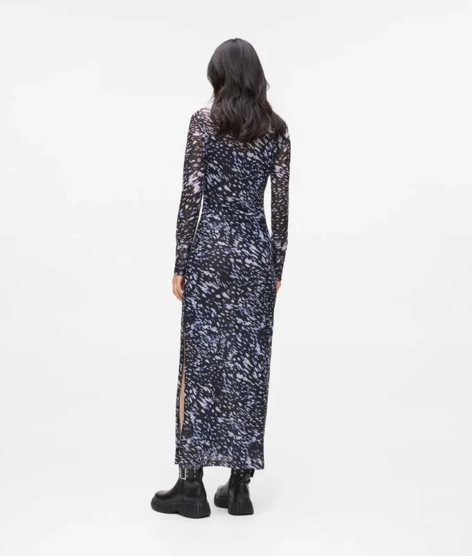 Allover-Print-Kleid aus Mesh Allover-Print-Kleid aus Mesh