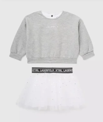 Baby-Sweatshirt und Rock im Geschenkset