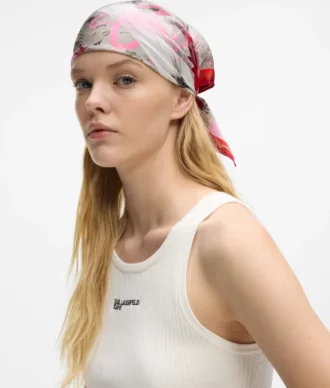 Bandana-Schal mit Graffiti-Print