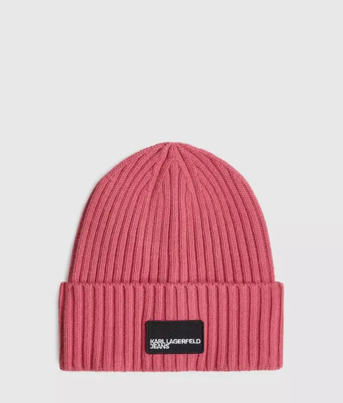 Beanie mit Logo-Patch Beanie mit Logo-Patch