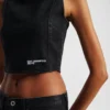 BESCHICHTETES DENIM-OBERTEIL BESCHICHTETES DENIM-OBERTEIL