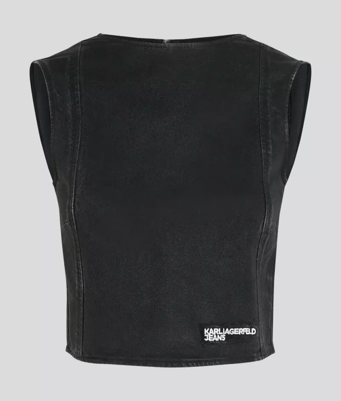 BESCHICHTETES DENIM-OBERTEIL BESCHICHTETES DENIM-OBERTEIL