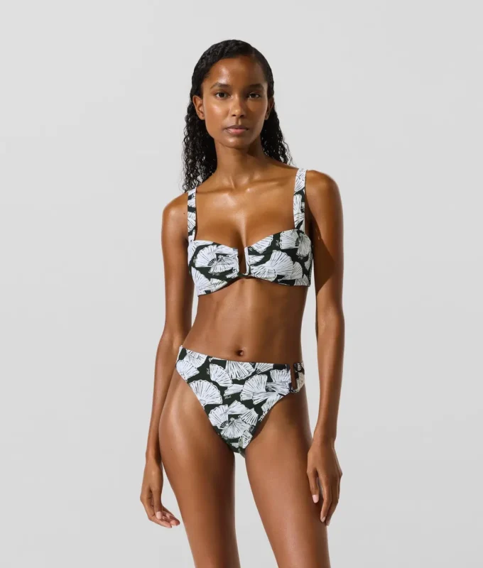 Bikini-Oberteil mit Fächerprint Bikini-Oberteil mit Fächerprint
