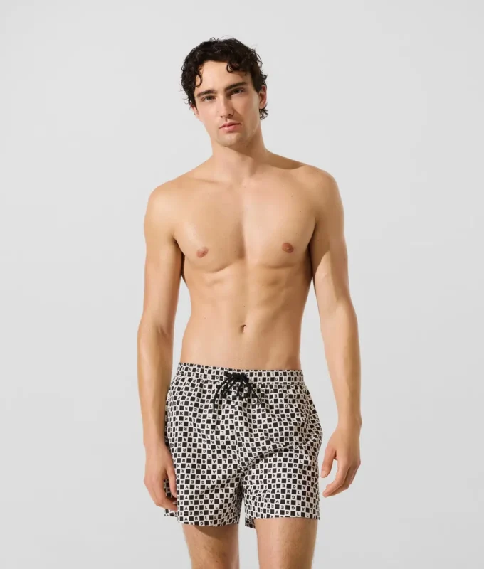 Boardshorts mit Schachbrettmuster Boardshorts mit Schachbrettmuster
