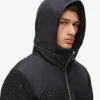 Bouclé-Daunenjacke