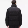 Bouclé-Daunenjacke