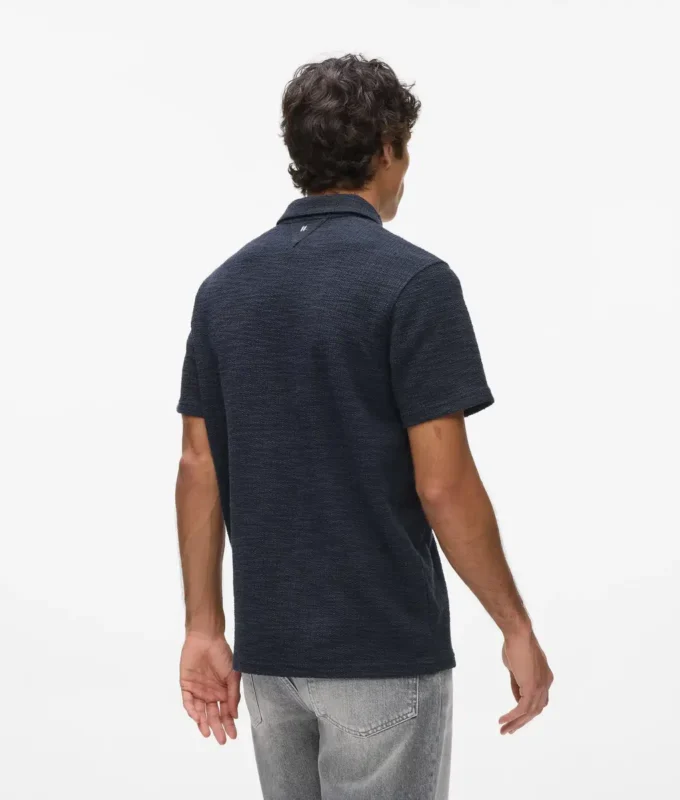 Bouclé-Poloshirt Bouclé-Poloshirt