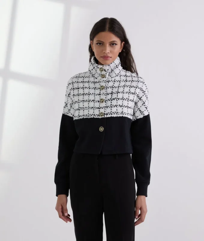 BOUCLÉ-SWEATJACKE BOUCLÉ-SWEATJACKE
