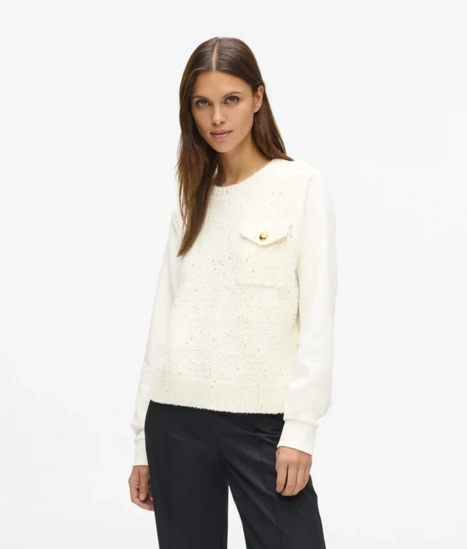 Bouclé-Sweatshirt Bouclé-Sweatshirt