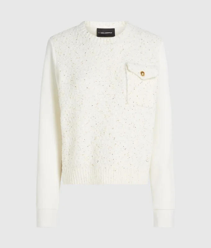 Bouclé-Sweatshirt Bouclé-Sweatshirt