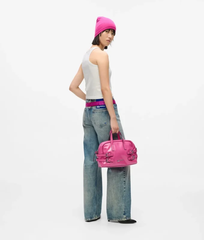 Bowlingtasche mit Schnalle Bowlingtasche mit Schnalle