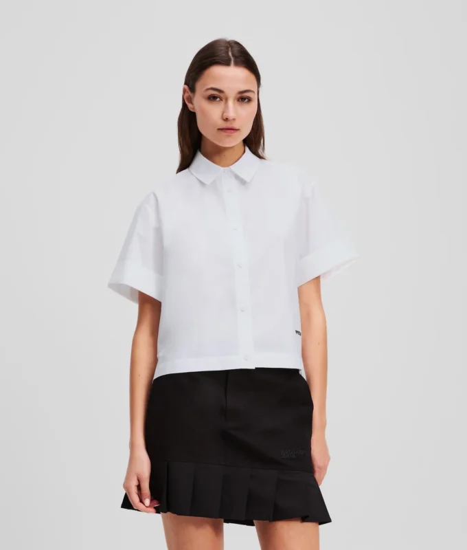 BOXY-SHIRT MIT KURZEN ÄRMELN BOXY-SHIRT MIT KURZEN ÄRMELN