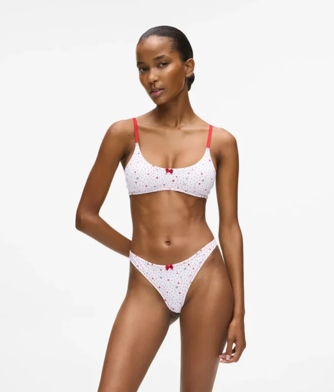 Bralette mit Herzprint Bralette mit Herzprint