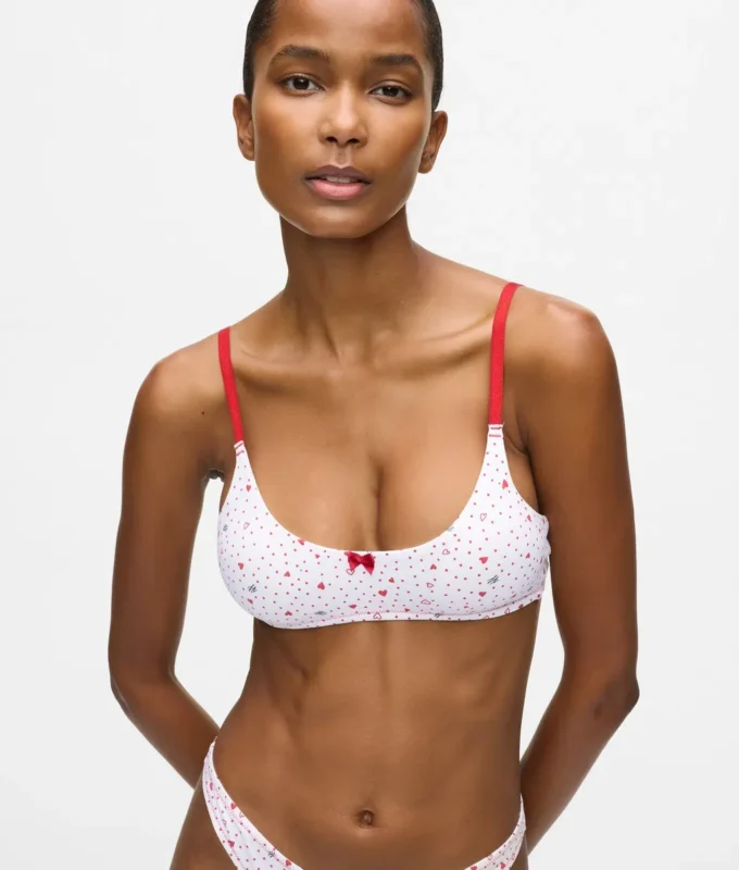 Bralette mit Herzprint Bralette mit Herzprint