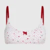 Bralette mit Herzprint Bralette mit Herzprint