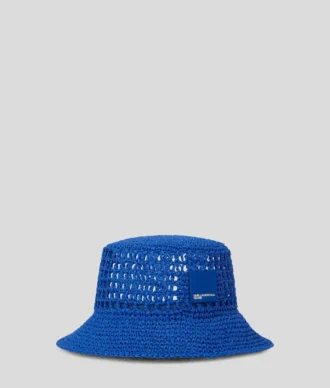 Bucket Hat mit gewebtem Box-Logo