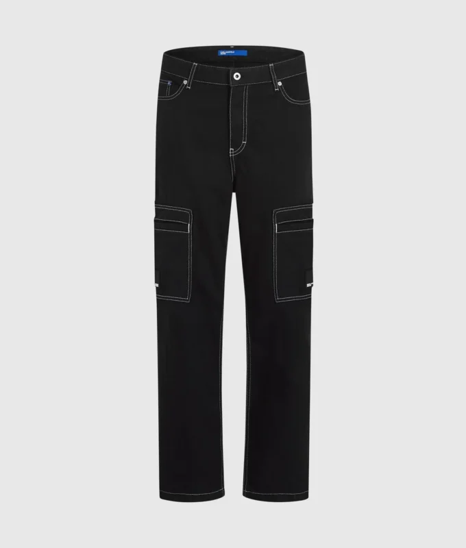 Cargohose mit Kontrastnähten Cargohose mit Kontrastnähten