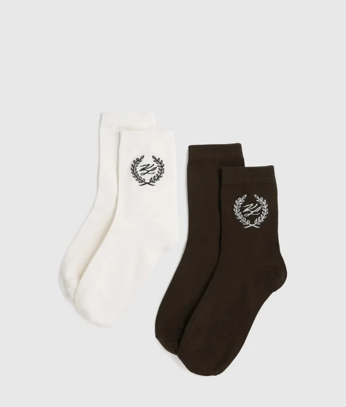 Crest Socken – 2er-Pack Crest Socken – 2er-Pack