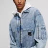 DENIM-BOMBERJACKE