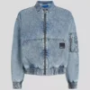 DENIM-BOMBERJACKE