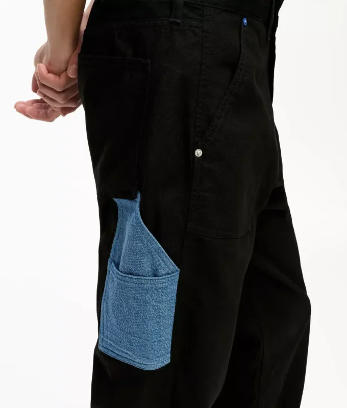 Denim-Taschenhose im Carpenter-Stil