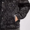 DENIMJACKE MIT ALLOVER-PRINT