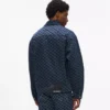 Denimjacke mit durchgehendem Monogramm-Print
