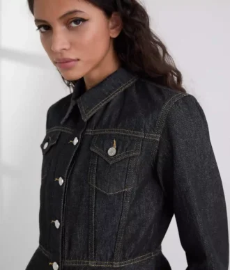 DENIMJACKE MIT KONTRASTSTICHEN