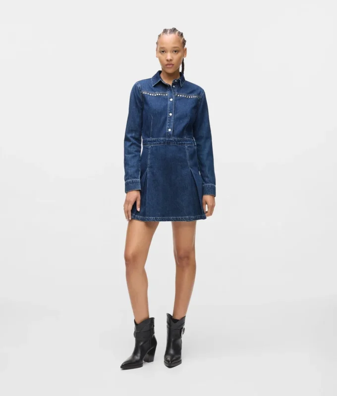 Denimkleid mit Nieten Denimkleid mit Nieten