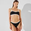 EINFARBIGES BANDEAU-BIKINI-OBERTEIL EINFARBIGES BANDEAU-BIKINI-OBERTEIL