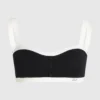 EINFARBIGES BANDEAU-BIKINI-OBERTEIL EINFARBIGES BANDEAU-BIKINI-OBERTEIL
