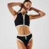 EINFARBIGES BIKINI-TANKTOP EINFARBIGES BIKINI-TANKTOP