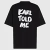 Exklusives, locker geschnittenes T-Shirt „Karl told me” Exklusives, locker geschnittenes T-Shirt „Karl told me”