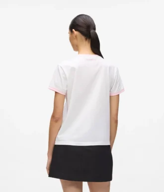 Exklusives T-Shirt mit Strass-Logo