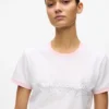 Exklusives T-Shirt mit Strass-Logo