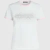 Exklusives T-Shirt mit Strass-Logo