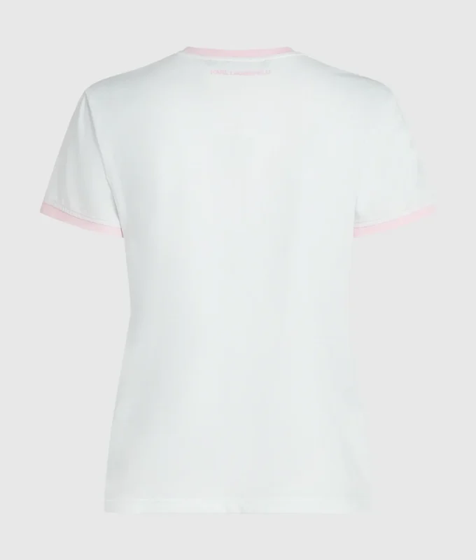 Exklusives T-Shirt mit Strass-Logo