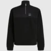 Fleece-Sweatshirt mit halbem Reißverschluss Fleece-Sweatshirt mit halbem Reißverschluss