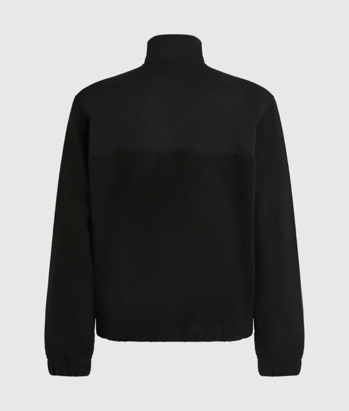 Fleece-Sweatshirt mit halbem Reißverschluss Fleece-Sweatshirt mit halbem Reißverschluss