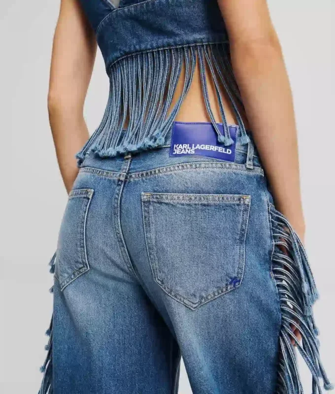 FRANSEN-JEANS MIT ENTSPANNTER PASSFORM FRANSEN-JEANS MIT ENTSPANNTER PASSFORM