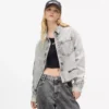 Gebleichtes Denimhemd Gebleichtes Denimhemd