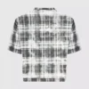 Gekreuztes Mesh-T-Shirt