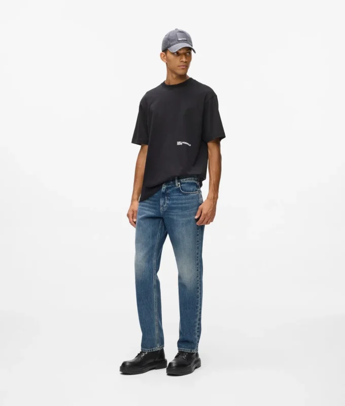 Gerade geschnittene Jeans im Vintage-Look Gerade geschnittene Jeans im Vintage-Look