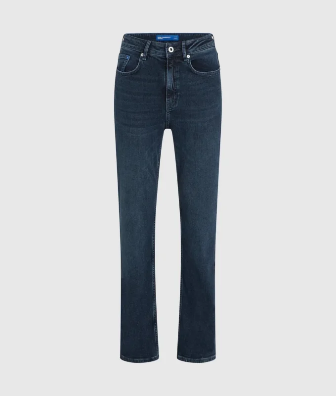 Gerade geschnittene Jeans mit hoher Taille Gerade geschnittene Jeans mit hoher Taille