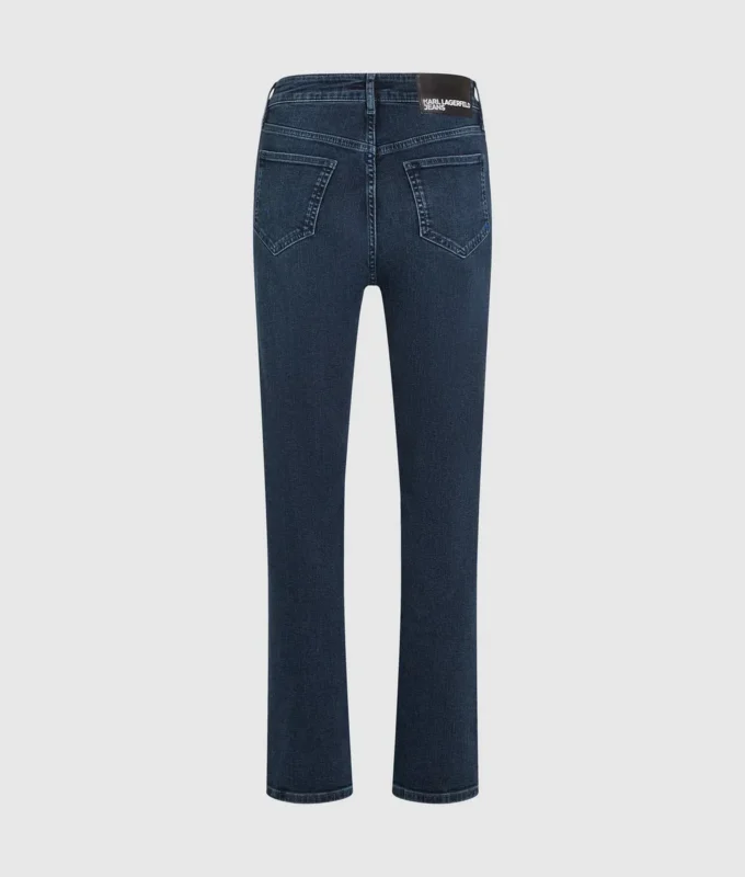 Gerade geschnittene Jeans mit hoher Taille Gerade geschnittene Jeans mit hoher Taille