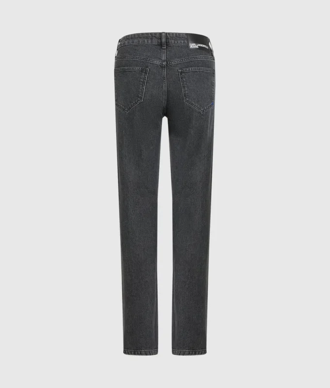 Gerade geschnittene Jeans mit hoher Taille Gerade geschnittene Jeans mit hoher Taille