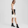 GERIFFELTES TANKTOP MIT V-AUSSCHNITT