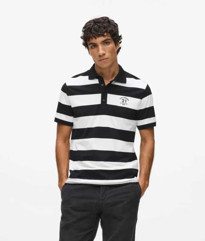 Gestreiftes Poloshirt Gestreiftes Poloshirt